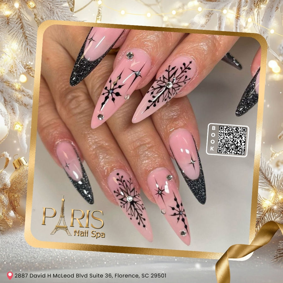 Christmas Nails at Paris Nail Spa